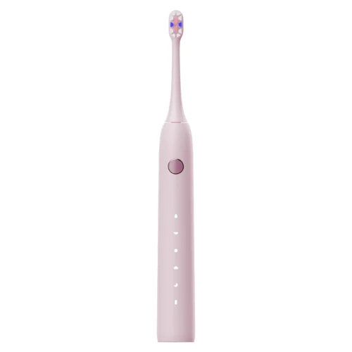 Minimalist electric toothbrush in soft pink – Grin Teeth ET 3A model