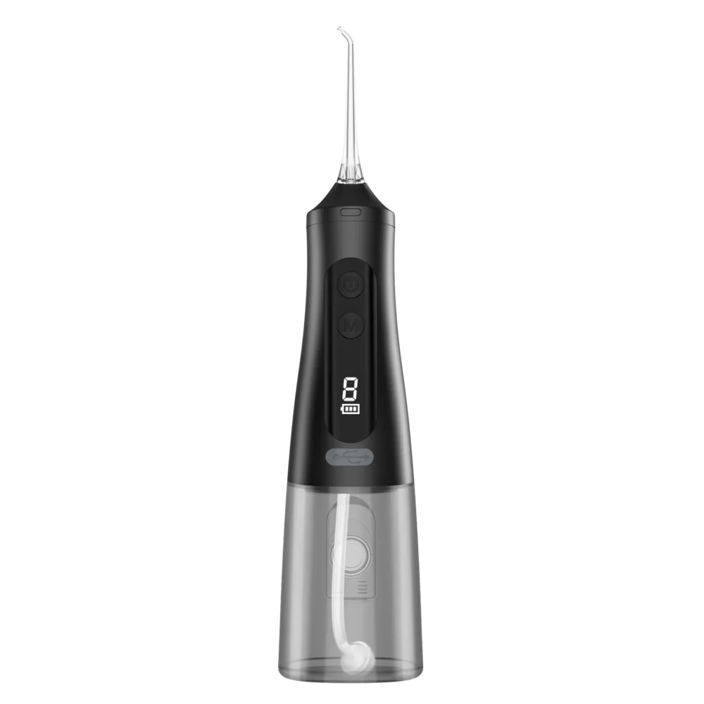 Professional water flosser Grin Teeth WF 2B with LCD screen and detachable tank, designed for deep cleaning and plaque prevention