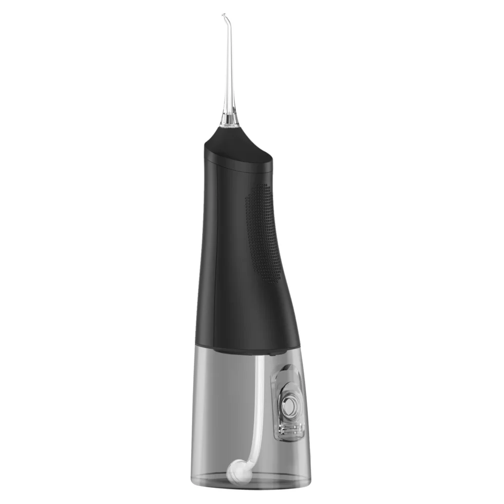 Grin Teeth WF 2B professional water flosser side view showing ergonomic anti-slip handle and streamlined design for daily oral hygiene
