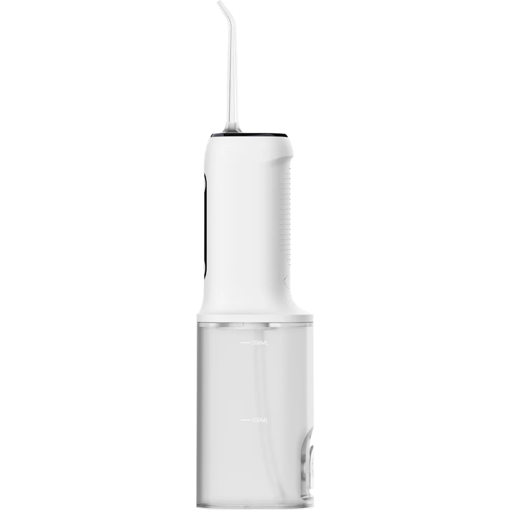 Side view of Grin Teeth WF 1 travel water flosser with 200ml water tank
