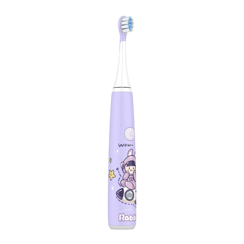 Grin Teeth ET 5B electric toothbrush for kids ages 4–8, with bunny design and pressure sensor