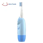 Side profile of Blue Cartoon Giraffe Electric Toothbrush for Boys – ET 8B