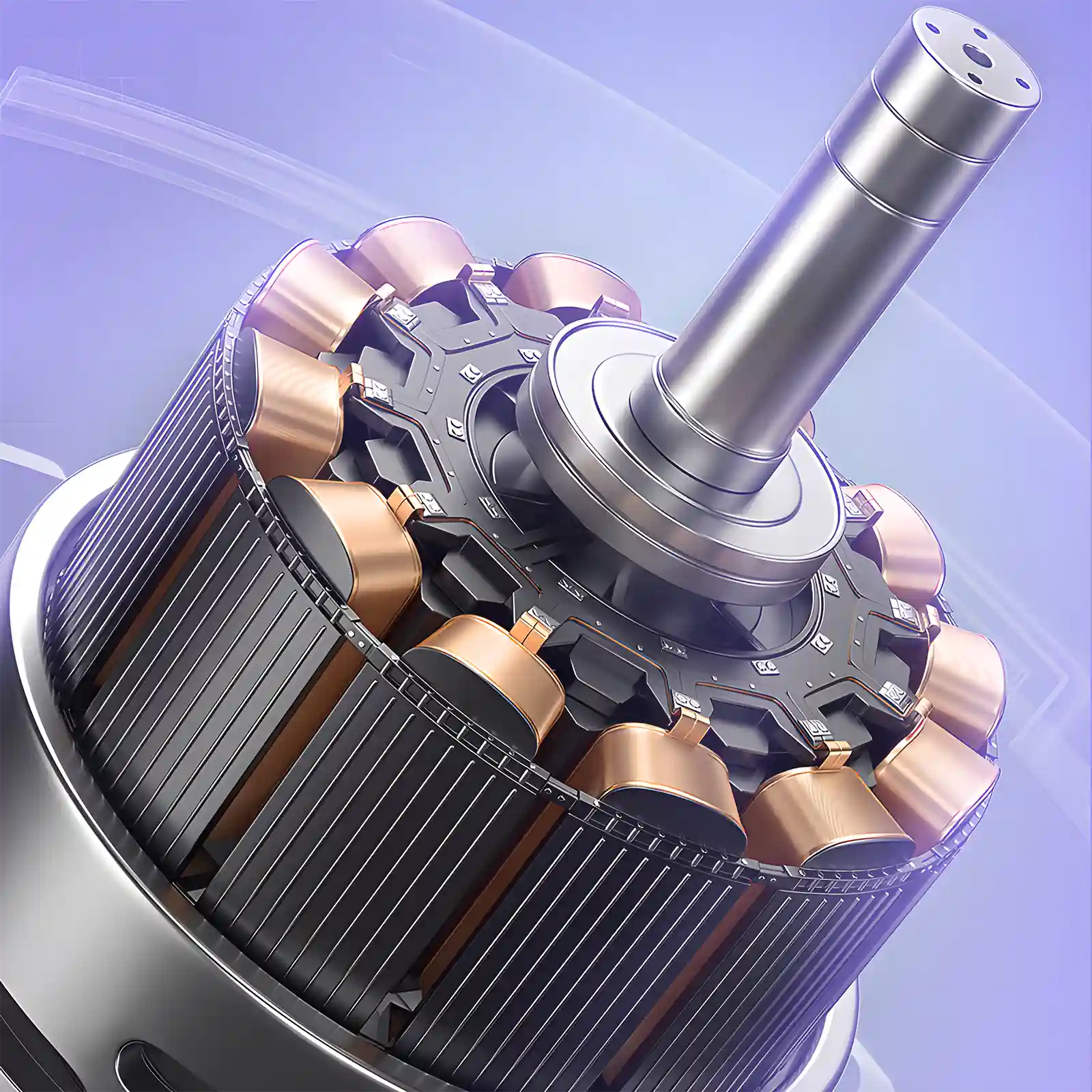 High-efficiency brushless motor used in Grin Teeth ET 3 sonic toothbrush