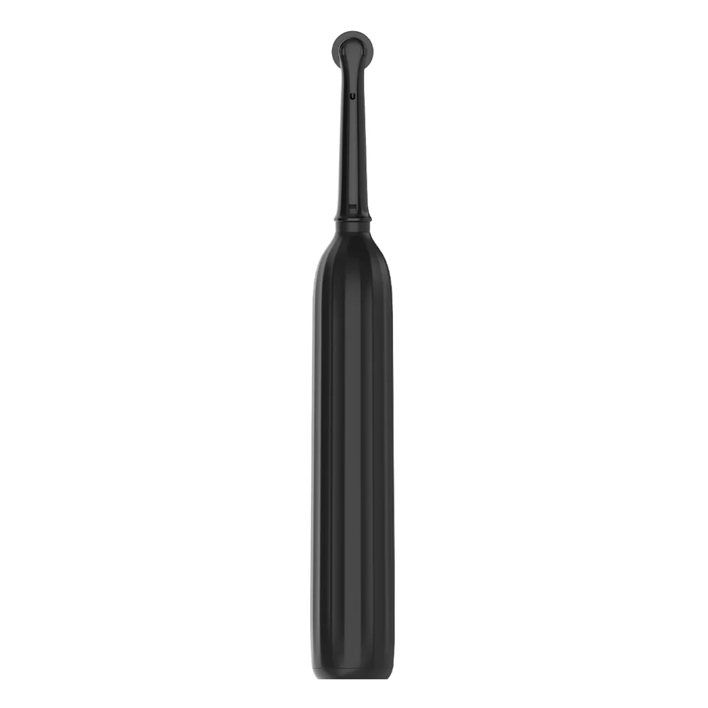 Rear view of Grin Teeth ET 6C rotating head electric toothbrush head with quiet rotation design