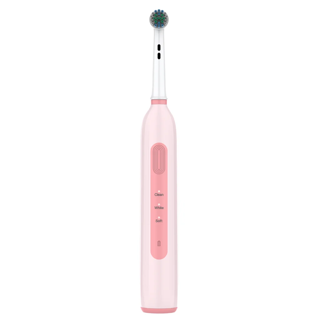 Grin Teeth ET 6A rotating oscillating electric toothbrush with quiet motor for gentle daily cleaning