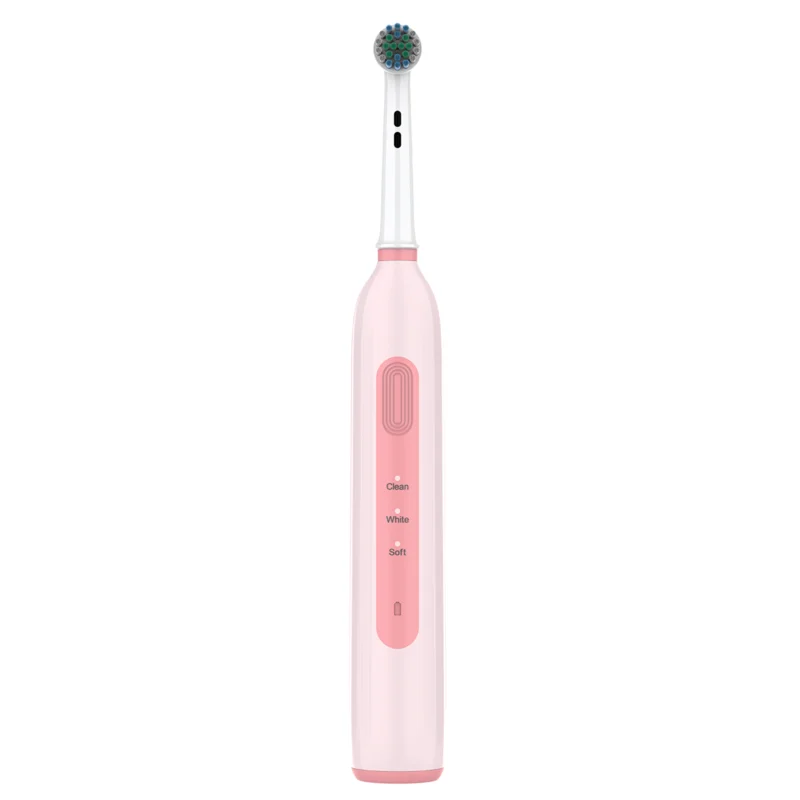 Rotating Oscillating Electric Toothbrush – Quiet Clean | ET 6A Grin Teeth ET 6A rotating oscillating electric toothbrush with quiet motor for gentle daily cleaning