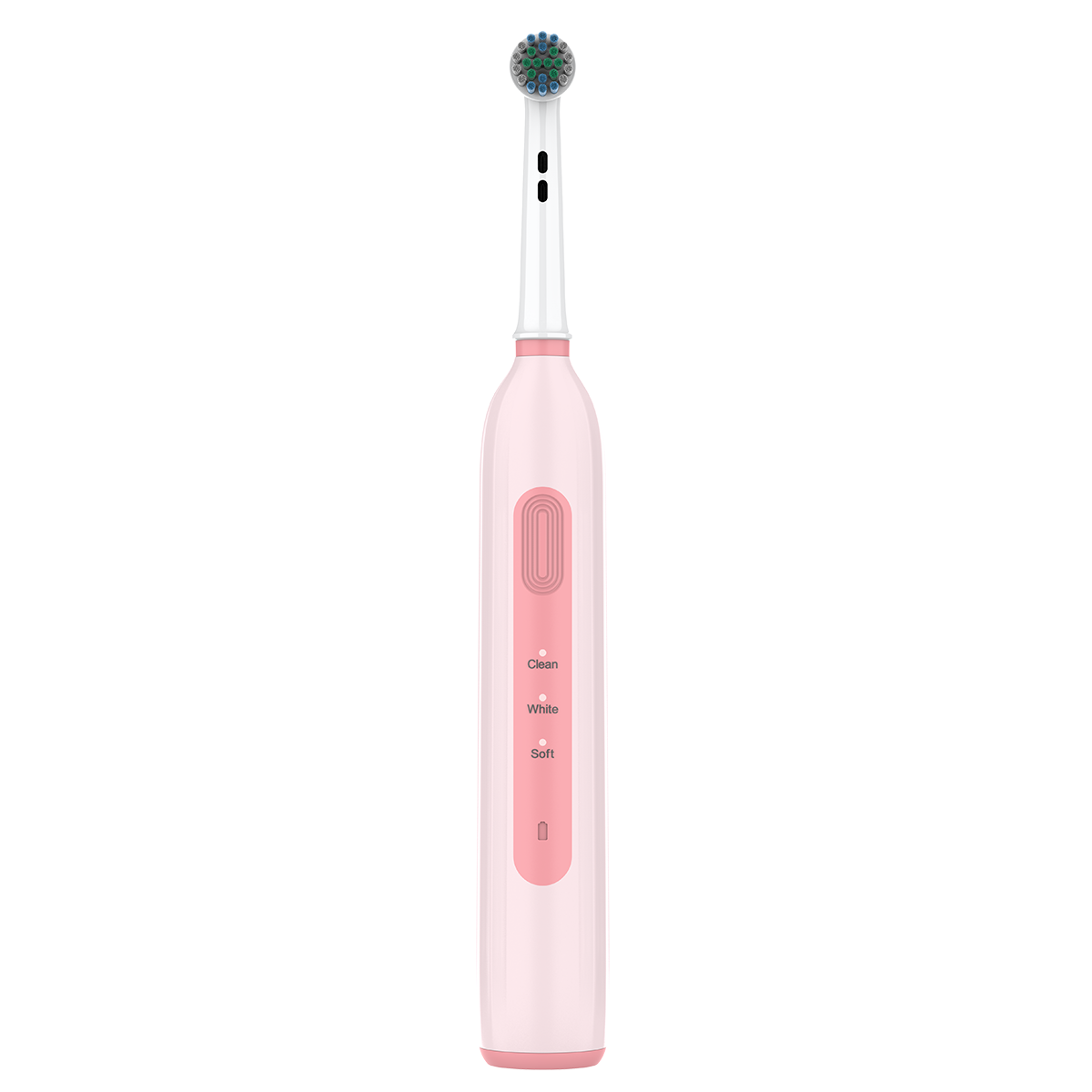 Grin Teeth ET 6A rotating oscillating electric toothbrush with quiet motor for gentle daily cleaning